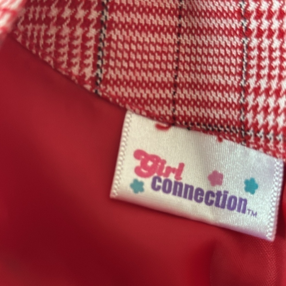 Girl Connection dress size 6 plaid red school girl dress - Picture 6 of 9